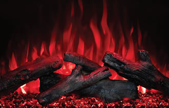 Modern Flames Red Flame Logs Off