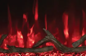 Red Flames And Embers