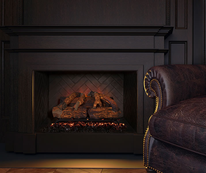Modern Flames Sunset Charred Oak Electric Fireplace Logs Fine's Gas
