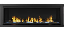 Satin Black Face for Artisan Fireplace