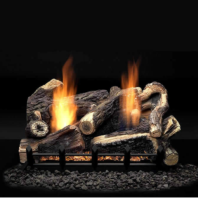 Monessen 18 Inch Kentucky Wildwood VentFree Gas Logs Fine's Gas