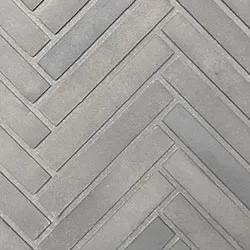 Multitonal Gray Herringbone Firebrick