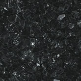 Onyx Black Crushed Glass
