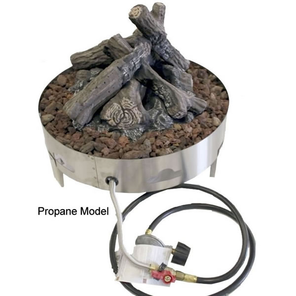 Napoleon Gas Log Fire Pit Fire Pits For Decks Fine S Gas