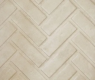Ivory Herringbone Brick