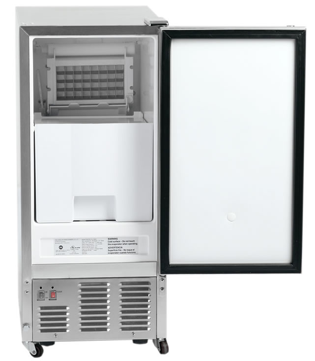 Outdoor BuiltIn Under Counter Clear Ice Machine Fine's Gas