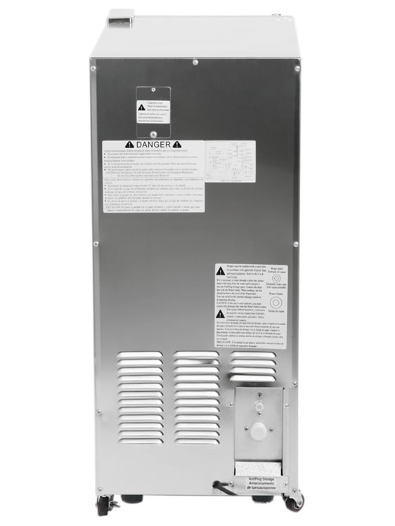 Outdoor BuiltIn Under Counter Clear Ice Machine Fine's Gas