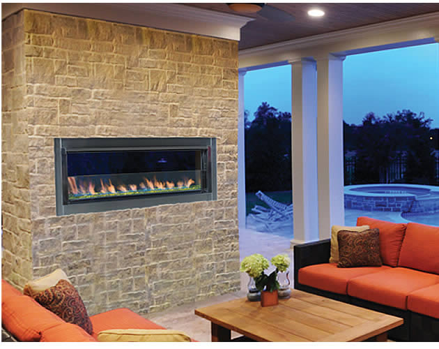 Outdoor Luminary Linear Gas Fireplace By Superior Fines Gas Outdoor Luminary Linear Gas Fireplace By Superior Fines Gas