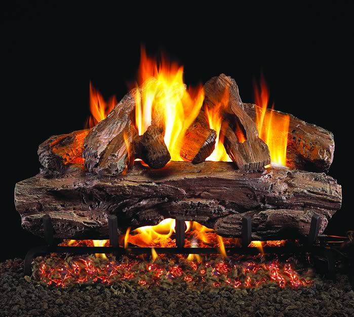 Rh Peterson 24 Inch Charred Cedar Vented Log Set Fine S Gas