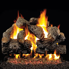 Real Fyre Charred Royal English Oak Gas Logs