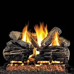 (image for) Real Fyre Charred Split Gas Logs