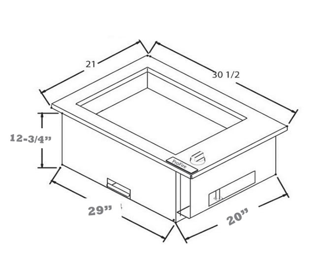 Profire Indoor Gas Grill