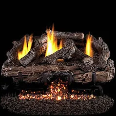 (image for) Real Fyre Charred Aged Split Oak Gas Logs