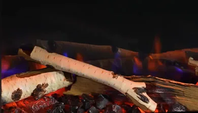 Simplifire Natural Birch Log Set