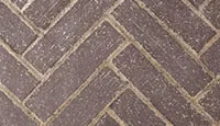 Midnight Split Herringbone Fire Brick