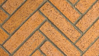 Red Split Herringbone Firebrick