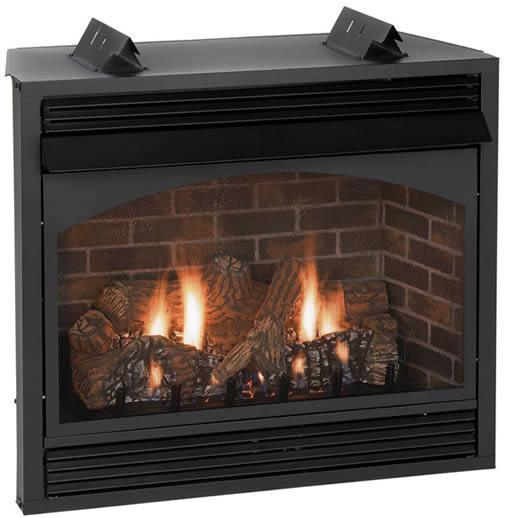 Empire Vail 36 Inch Gas Fireplace, 36 Inch Wide Gas Fireplace Insert