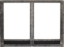 White Mountain Forged Iron Fireplace Door