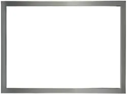 Brushed Nickel Beveled Frame