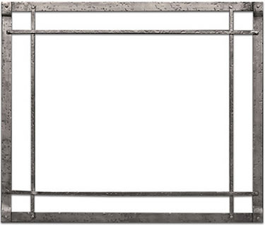 White Mountain Rectangle Forged Iron Front